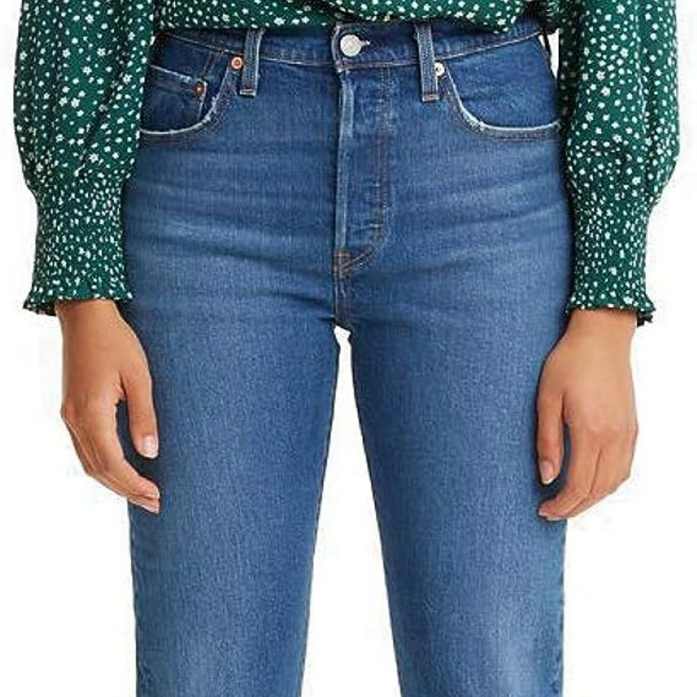 NWT New Levi 501 Original Cropped Jeans